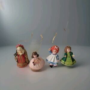 Madame Alexander Hallmark Ornament Set of 4 Vintage 90s Y2K Era